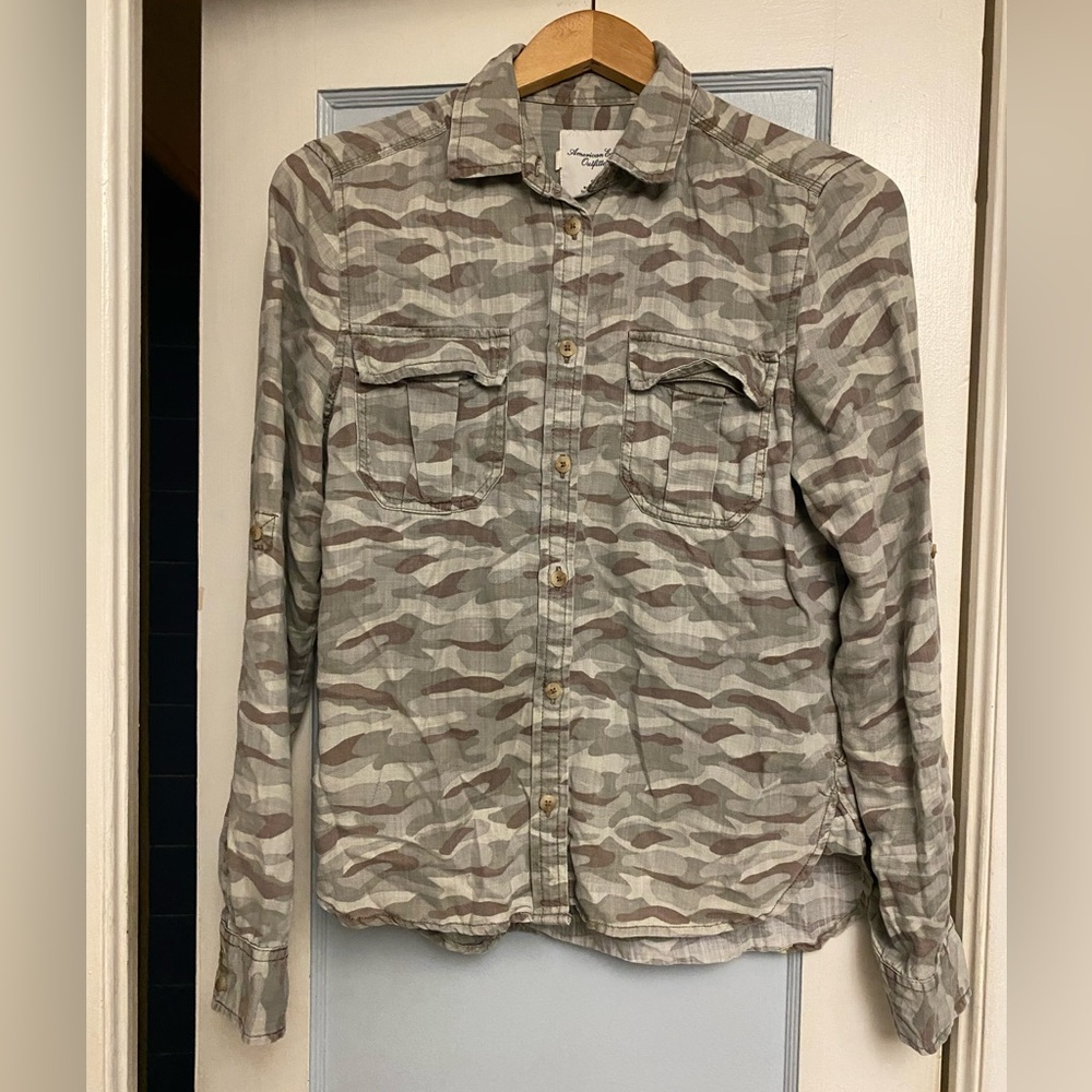 Army button down .